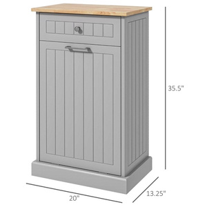 Contenedor de Reciclaje Independiente Db Kitchen, Cubo de Almacenamiento Gris-AS, Material PP, Diseño Clásico para Interiores, Estructura de Cajón - Product Image 3