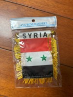 Expédition rapide - Mini drapeau palestinien à suspendre à la fenêtre de la voiture, petit drapeau pour la décoration du rétroviseur, nouveauté