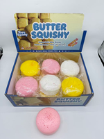 Jouet Squishy de Décompression en Gros, Assortiment de Desserts de Pâtisserie, Jouet à Remontée Lente, Réaliste, en Forme de Carré et de Rond, Effet Chocolat, Saupoudré, en Boîte