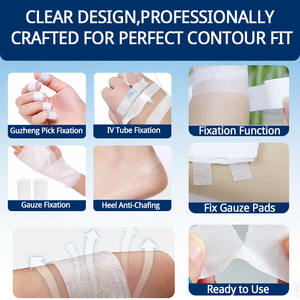 Esnek Cerrahi Klinik Yara Bakım Bandı Tıbbi Dokunmamış Akrilik Yapışkan Bant İlk Yardım Pansumanı Sabitleme için - Product Image 3