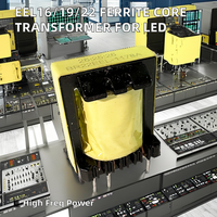 Transformateur de pilote LED haute fréquence BEIRUI EEL19, entrée 220V, bobine d'inductance à noyau de ferrite de cuivre triphasé -40+125°C