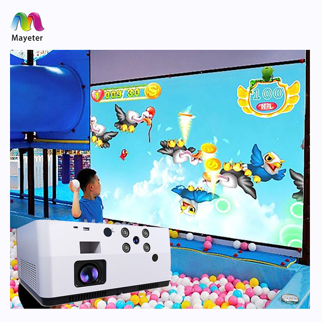 All-in-one Indoor Kids Amusement Park Projection Wall Smash Ball Interactive Projector Games