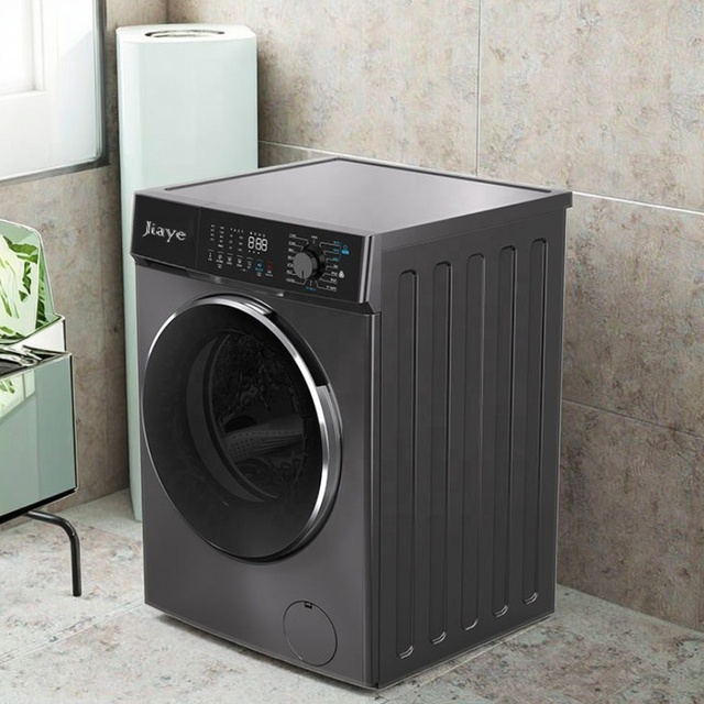 Kitchen Appliance Black Color Energy Saving Washer Big Capacity Touch Control with Knob 10KG Washing Machine
