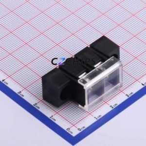 KF48SM-9.5-2P Barrier Terminal Block Through hole Component (THT),P=9.5mm Connector With Cover Plate 9.5mm 1x2P Straight Pin - Product Image 1