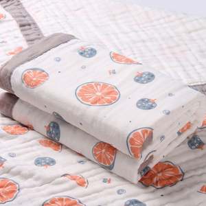 Couverture en mousseline de coton personnalisée, épaisse, douce, serviette pour bébé, grande - Product Image 2