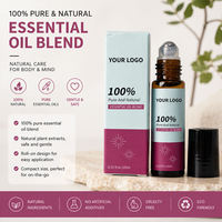 Botol Roll-On Label Pribadi OEM Minyak Esensial Campuran Lavender dan Chamomile untuk Tidur Nyenyak/Ketenangan/Mimpi Indah