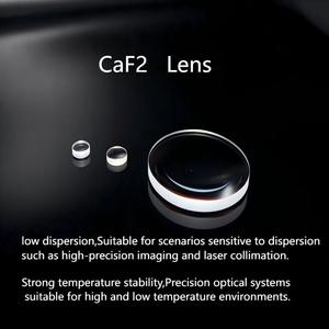 Oem 5-300 mét in thạch bản ống kính UV caf2 lồi ống kính quang học với truyền dẫn> 99.5% 248nm - Product Image 3