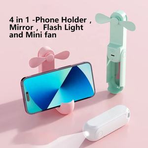 2023 Newest Model Mini <b>Fan</b> With Mirror Easy to Carry Outdoor Small <b>Fan</b> - Product Image 4