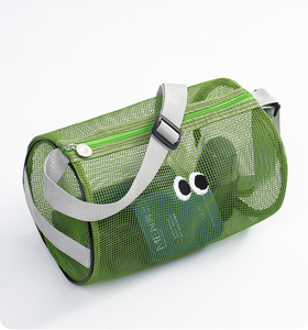 Bolsa transparente portátil para artículos de tocador, bolsa de toalla de <span class=keywords><strong>playa</strong></span>, champú, ducha, bolsa de viaje, bolsa de maquillaje de malla de nailon - Product Image 4