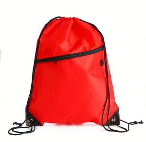 Custom Nylon Drawstring Backpack for Soccer <b>Ball</b> Portable Foldable Polyester Lining Soft Waterproof for Outdoor Sports Packing - Product Image 3