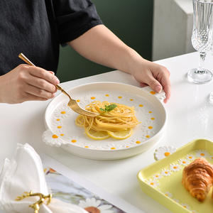 Jingsolhui — assiettes de cuisson en céramique, <span class=keywords><strong>pour</strong></span> faire des gâteaux à la maison, résistant à la chaleur, <span class=keywords><strong>pour</strong></span> <span class=keywords><strong>fromage</strong></span> avec poignée - Product Image 2