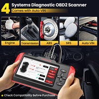 Lector de Códigos de Auto OBD2 KINGBOLEN S600 de Cuatro Sistemas con 8 Funciones de Reinicio, ABS, SRS, Herramienta de Reparación de Autos con Actualizaciones Gratuitas de por Vida (Envío desde Almacén en la UE)