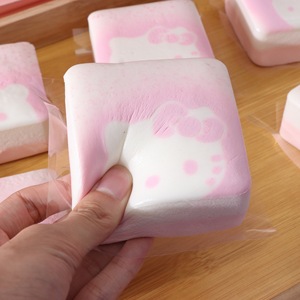 Jouet anti-stress amusant à pincer, en forme de brique de lait, à rebond lent, doux et mou, avec sensation de toast collant et de doigt tapotant, pour soulager le stress - Product Image 2