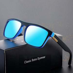 Lunettes de soleil polarisées carrées vintage de luxe pour hommes et femmes, style rétro, pour la conduite et la pêche, protection UV400 - Product Image 1