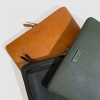 Pochette de protection en cuir pour ordinateur portable, sacs de rangement de haute qualité