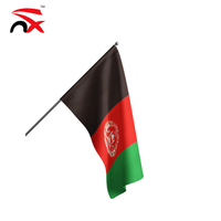 Vente chaude drapeau afghan fabriqué en usine 3x5ft grand drapeau national imprimé numérique polyester drapeau afghan