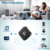 Receptor de Música en Streaming 1Mii, Receptor de Audio Bluetooth 5.1 de Alta Resolución LDAC con Chip DAC, Adaptador Bluetooth para Altavoces y Amplificadores