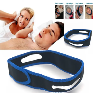 Bande de sommeil anti-ronflement mentonnière arrêter le ronflement ceinture soutien de la mâchoire - Product Image 2