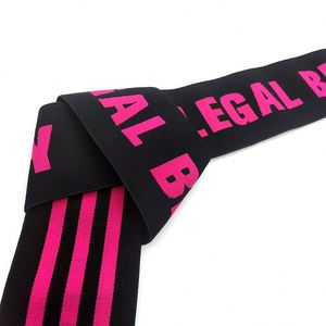 Extra Wide Jacquard Logo 8 CM Spandex/Nylon <b>Webbing</b> with Thick Elastic Band for Clothing Good Price Double Waistband Shorts - Product Image 3