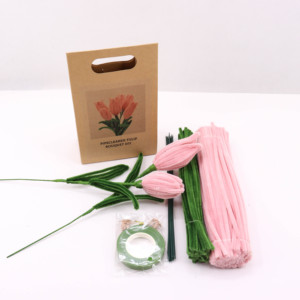 Drôle de Haute Qualité Durable DIY Artisanat Chenille Tiges Tuyau Nettoyeur Bouquet Fleur Jouets Polyester + Acier pour Mère Mariage - Product Image 3
