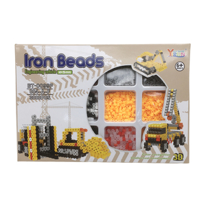 Hot Bán Sinh Thái Thân Thiện 5Mm Hama Perler Hạt Đồ Chơi 3D Kỹ Thuật Xe 3000Pcs <span class=keywords><strong>DIY</strong></span> Ủi Nhựa Hạt - Product Image 1