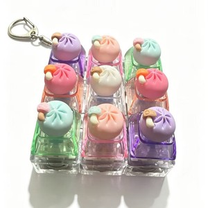 Porte-clés anti-stress à pression, bouton de décompression, jeu de clavier pour doigts, porte-clés décoratifs pour sac, vente en gros, jouet - Product Image 3