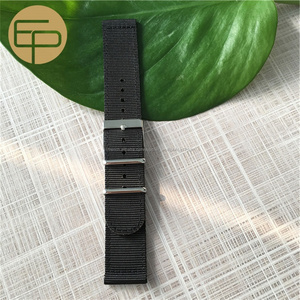 Logo personnalisé <span class=keywords><strong>montre</strong></span> <span class=keywords><strong>bracelet</strong></span> <span class=keywords><strong>tissé</strong></span> de bonne qualité 2 pièces tubulaire en nylon nato <span class=keywords><strong>montre</strong></span> bande de main - Product Image 4