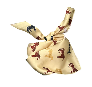 Bandana Quadrata in Poliestere con Motivo Pony Classico, Stampa Digitale, Foulard Decorativo Casual per Pendolari, Accessorio per Viaggi d'Affari, Abbinabile alla <span class=keywords><strong>Borsa</strong></span> - Product Image 4