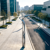 Poteau d'éclairage paysager LED torsadé élégant (alliage d'aluminium thermolaqué + bande LED linéaire) IP65 étanche, éclairage public 360°