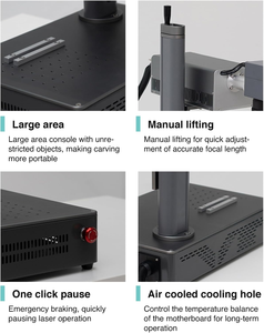 3 Wát 5 Wát <span class=keywords><strong>UV</strong></span> Máy tính để bàn không kim loại bề mặt logo laser đánh dấu Máy khắc cho nhựa thủy tinh 20 Wát sợi Laser đánh dấu máy - Product Image 3