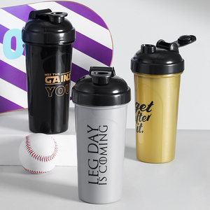 ขวดเชคโปรตีน 700 มล. พิมพ์โลโก้ได้ ป้องกันการรั่วซึม สำหรับผสมโปรตีนออกกำลังกาย - Product Image 3