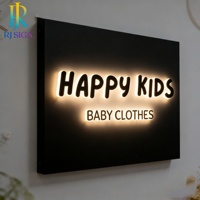 Enseigne en lettres 3D en acier inoxydable de qualité supérieure, rétroéclairée par LED, personnalisable, pour parc d'entreprises et utilisation en extérieur, avec protection IP65 contre l'eau