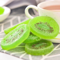 Groothandel Hoge Kwaliteit Verse Gedroogde Kiwi Fruitthee Grondstof Schijfjes Natuurlijke Zoete Smaak 10kg Bulkverpakking Fruitsnack Openlucht