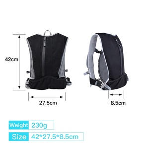 Custom Outdoor Sports Hydration <strong>Backpack</strong> Pack Bag <strong>Water</strong> Bladder for Cycling Hiking <strong>Running</strong> Featuring Nylon Lining Letter Pattern - Product Image 3