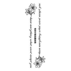 สติ๊กเกอร์แทททูสมุนไพรกันน้ำรูปผู้หญิงแบบถาวรมีตัว<span class=keywords><strong>อักษร</strong></span>แบบกึ่งถาวรที่มีตัวอักษรติดไหปลาร้าความรู้สึกสูง<span class=keywords><strong>ที่</strong></span><span class=keywords><strong>แขน</strong></span>หน้าอก - Product Image 3