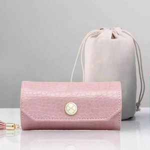 Luxury Rectangle PU Leather Jewelry <b>Box</b> with <b>Necklace</b> Hanger Stand Watch <b>Box</b> & Jewelry Organizer Tray-Custom Logo Packaging - Product Image 2