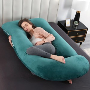 Oreiller de grossesse <span class=keywords><strong>pour</strong></span> dormir, <span class=keywords><strong>coussin</strong></span> de soutien complet <span class=keywords><strong>pour</strong></span> <span class=keywords><strong>femmes</strong></span> <span class=keywords><strong>enceintes</strong></span>, oreiller d'allaitement, accessoires de grossesse - Product Image 3
