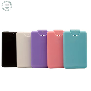 Mini Pulverizador Portátil con Forma de <span class=keywords><strong>Tarjeta</strong></span>, Material PP, Impresión de Logotipo Personalizada con Serigrafía, Botella de Perfume Vacía de 20 ml para Líquidos - Product Image 1