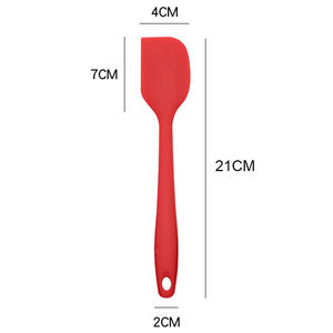Espátulas de Silicona de Grado Alimenticio, Resistentes al Calor, Antiadherentes, de Goma, para Repostería, para Crema de Pastel, Utensilio de Cocina - Product Image 2
