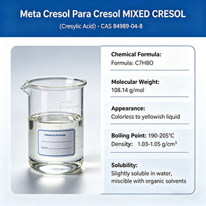 <span class=keywords><strong>Cresol</strong></span> Mixto de Grado Industrial M,p-<span class=keywords><strong>Cresol</strong></span> CAS 84989-04-8 para Intermedio Retardante de Llama TCP CDP - Product Image 2