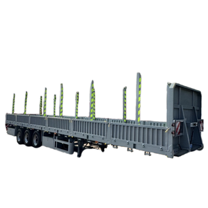 <span class=keywords><strong>Semirremolque</strong></span> de carga de cerca de estaca de tres ejes de acero para un compañero de transporte eficiente de camiones para conductores - Product Image 1