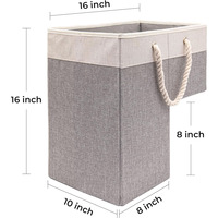 Bacs de rangement pliables en tissu durable panier d'escalier organisateur de stockage de marche d'escalier avec poignée pour escaliers en moquette et en bois