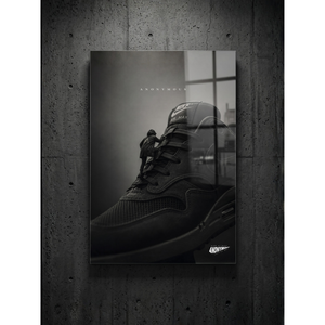 Stampa artistica da parete in metallo con finitura in vetro "The Climb of Mastery" - Product Image 2