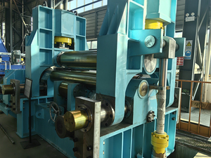 40x1500mm phổ trên cuộn 3 con lăn cán máy thủy lực nặng thép tấm cán và máy uốn - Product Image 4