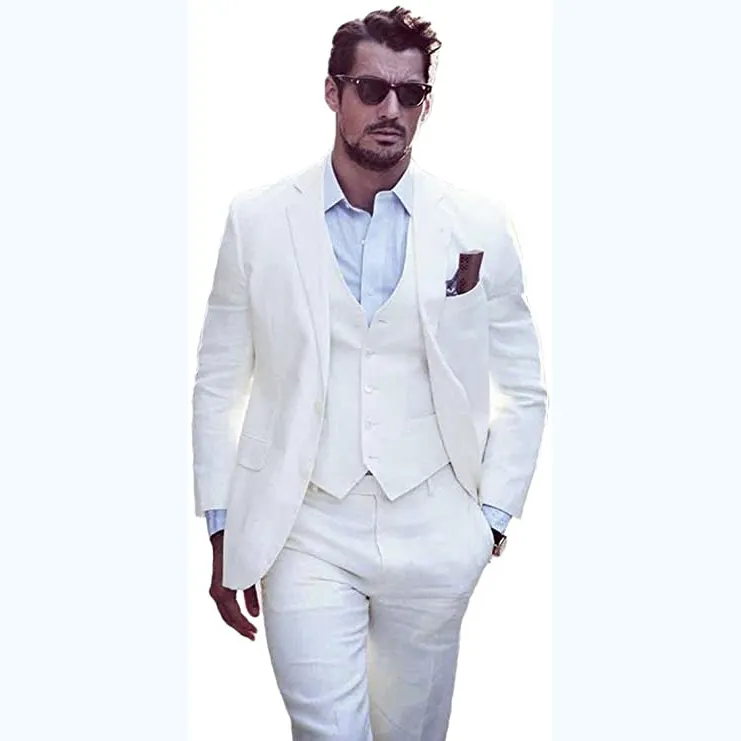 Latest fashion men walking suits business slim fit men's formal wear 3 piece suit designs costumes for men