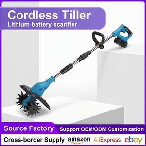 AOTUO  <span class=keywords><strong>Scarificateur</strong></span> électrique sans fil en gros, mini-cultivateur léger à <span class=keywords><strong>batterie</strong></span> pour ameublir la terre du jardin domestique - Product Image 1