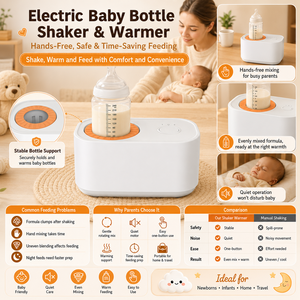 Liquidificador de Leite para Bebês com Dupla Função: Agita e Aquece, Uso com Plugue, Fornecimento Direto de Fábrica - Product Image 1