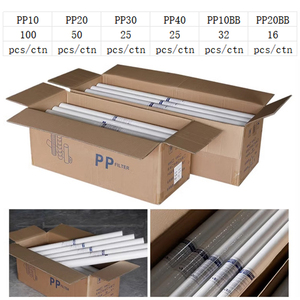 Wholesale 2.5" 4.5" Diameter 10" 20" 30" 40" Length PP Sediment Filter Cartridge for Water Pre-treatment - Product Image 6