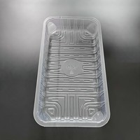 Nouveau design plateaux alimentaires emballage recyclable poulet plateau en plastique plateaux en polystyrène pour l'emballage du poulet
