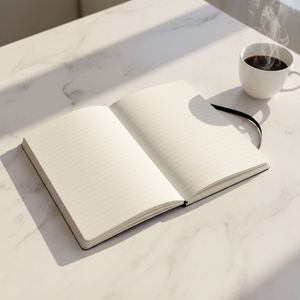 B5 Hardcover <b>Notebook</b> <b>A5</b> PU Leather Custom Fitness Journal Planner - Product Image 3